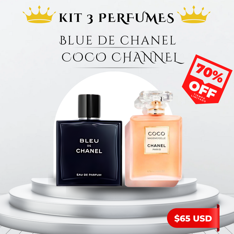 COMBO X2 |  BLUE DE CHANEL | COCO CHANNEL | 100 ML